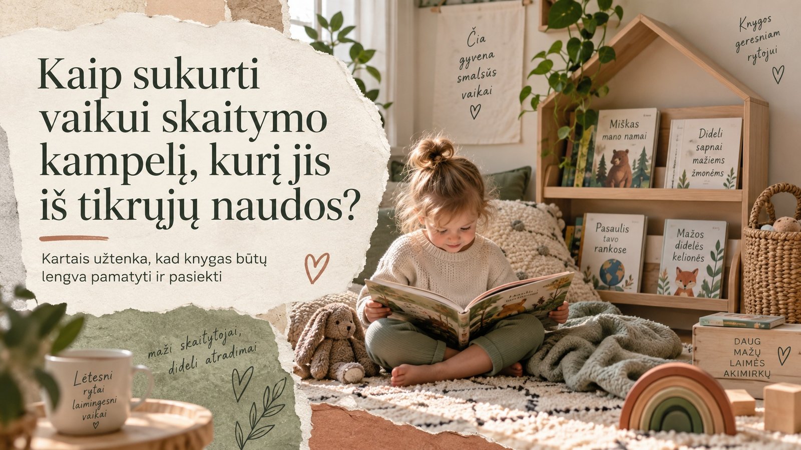 vaikas turi knygų
